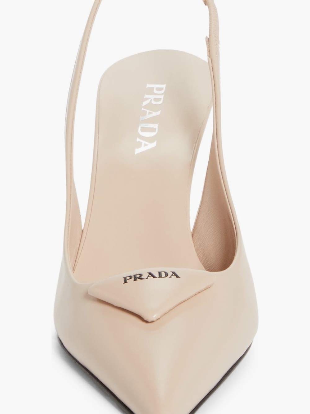 Prada Modellerie Pointed Toe Slingback Pump Size 38.5 - Picture 4 of 8